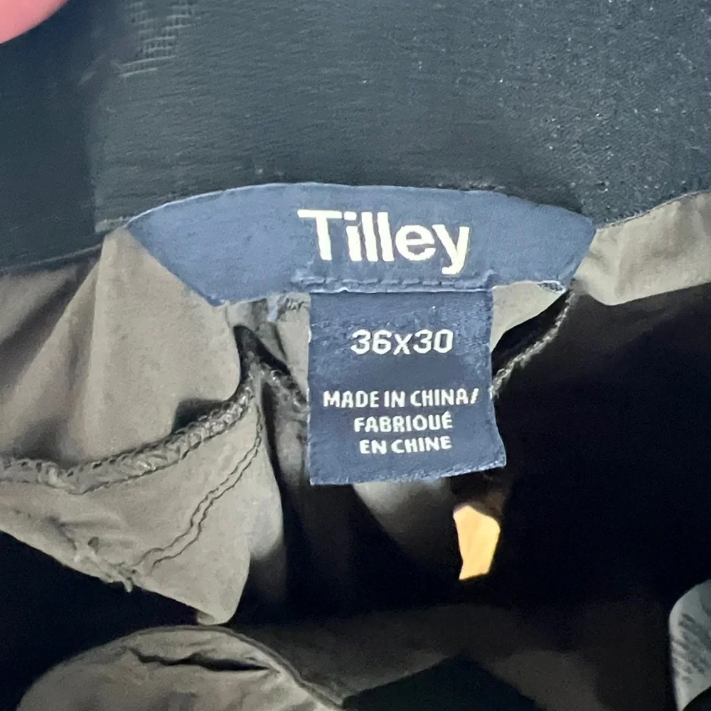 Tilley Men's Olive Cargo Pants - Picture 8 of 8